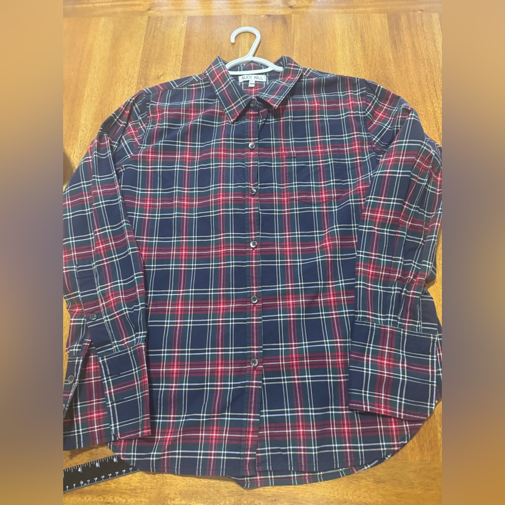 Alex Mill plaid button down shirt